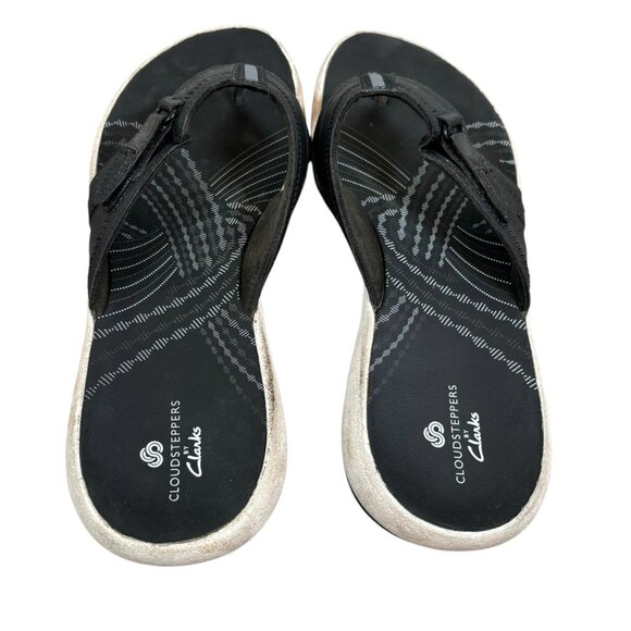 Clarks Cloudsteppers Breeze Sea Thong Sandals - Picture 3 of 10